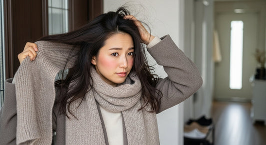 【冬の髪悩み対策】帽子やマフラーで髪がつぶれる・絡まる問題をプロが徹底解説 ～サロン専売品で冬でも“ふわツヤ髪”をキープする方法～